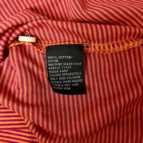 Greg Norman Polo Shirt Mens M  Spice Orange PlayDry Striped Golf Outdoor Rugby - Picture 6 of 10